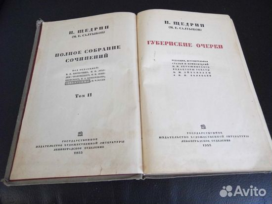 Салтыков-Щедрин М.Е. Губернские очерки. 1933 г