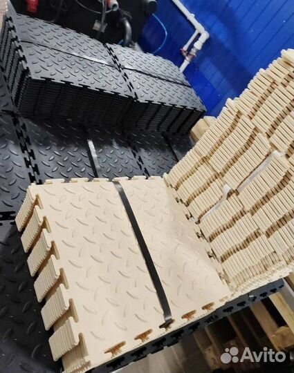 Модульная плитка пвх для гаража