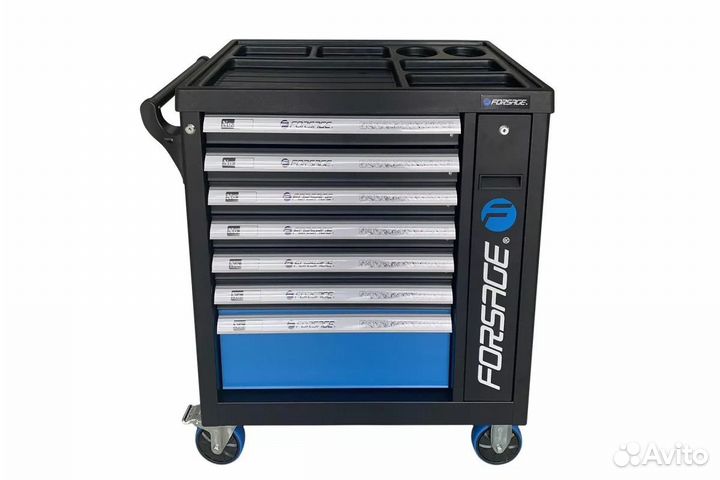Тележка 7 ящиков F-55300 с инструментом 274 предм