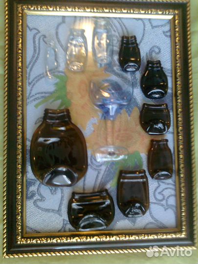 Картина из стекла кошка