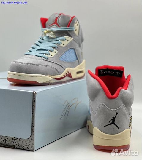 Кроссовки Nike Air Jordan 5 Retro Grey (Арт.57808)