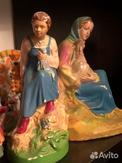 Статуэтки Гипс 50-е годы