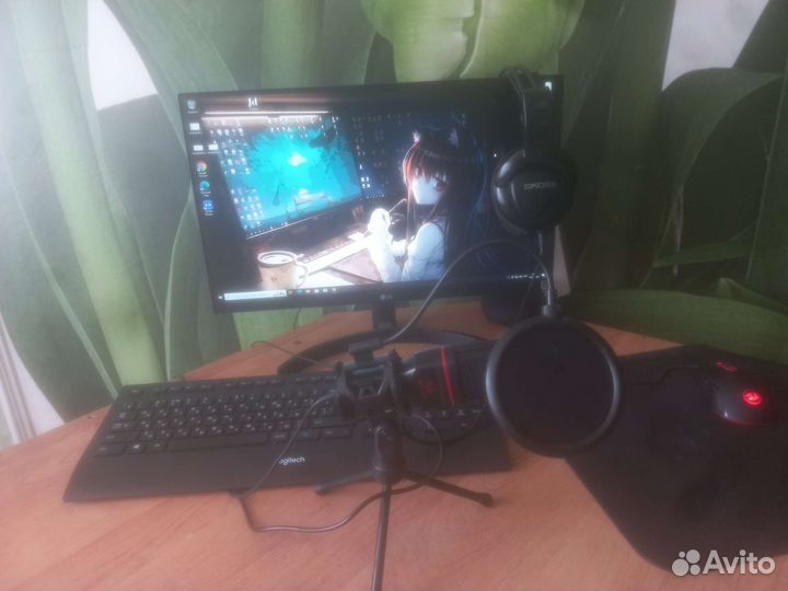 Игровой компьютер в сборе