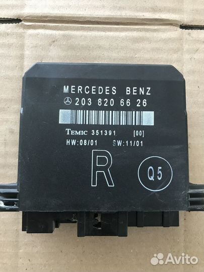 Блок управления дверью Mercedes W203 (3425)