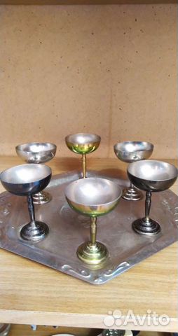 Рюмки мельхиор