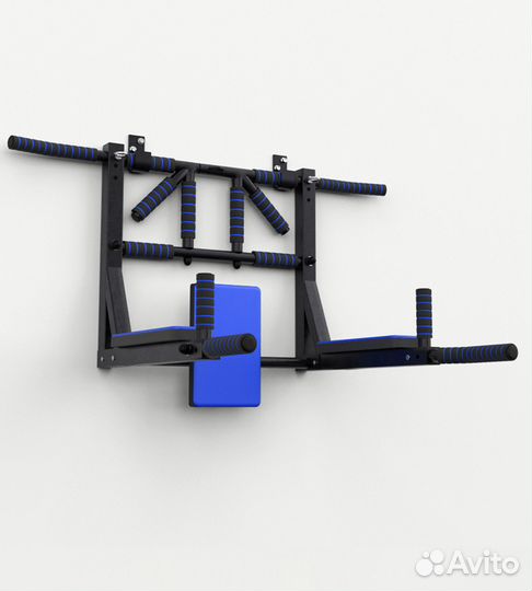 Турник 3в1 Premium 2.0 Черно-Синий