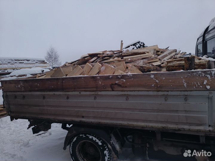 Дрова горбыль пиленый