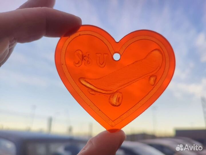 Валентинка 3d скейт