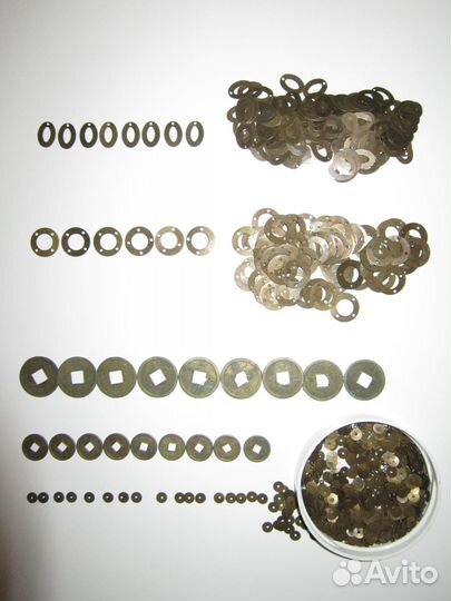 Пайетки металлические для рукоделия