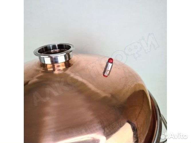 Куб перегонный 100л медная купольная крышка 3