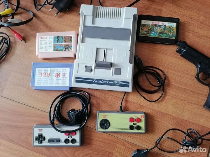 Dendy simbas junior Оригинал + картриджи с играми