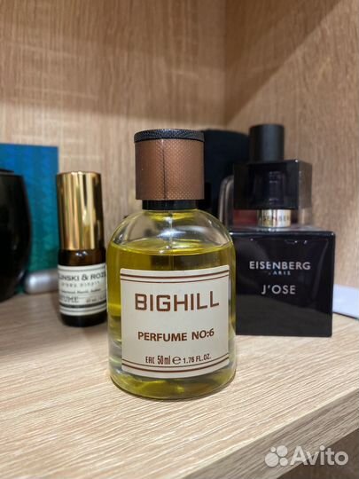Духи bighill, аромат Xerjoff наксос 1861