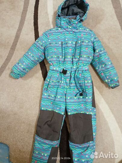 Зимний комбинезон для девочки 134