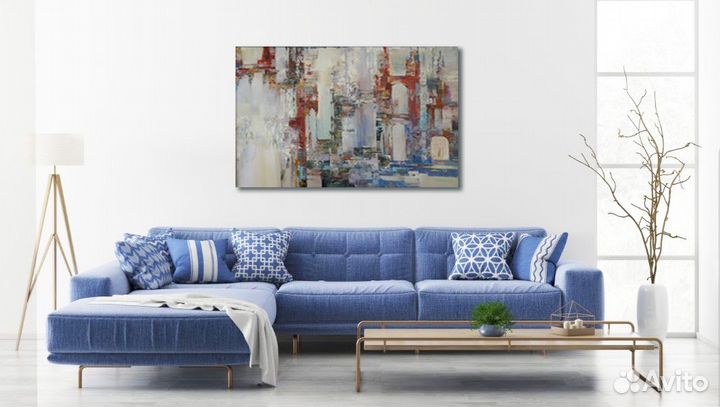 Картина Абстрактный город Антлантида
