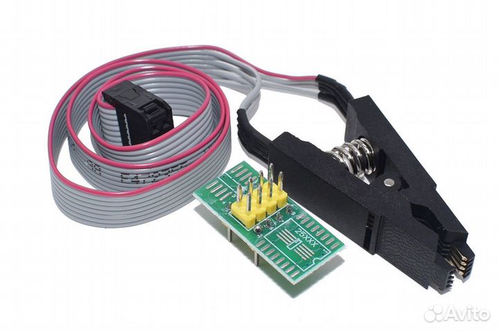 Комплект CH341A + прищепка для 24 25 серии