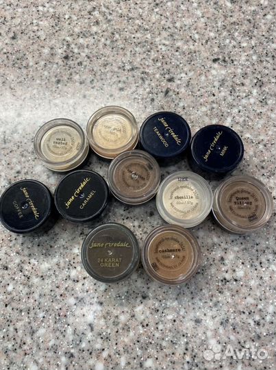 Пудра и тени ID и Jane Ireadale