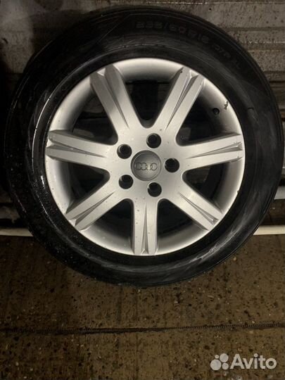Оригинальные диски на Ауди Q7. Touareg r18