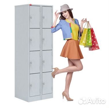 Шкаф для сумок 8 ячеек