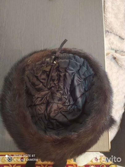 Шапка норковая