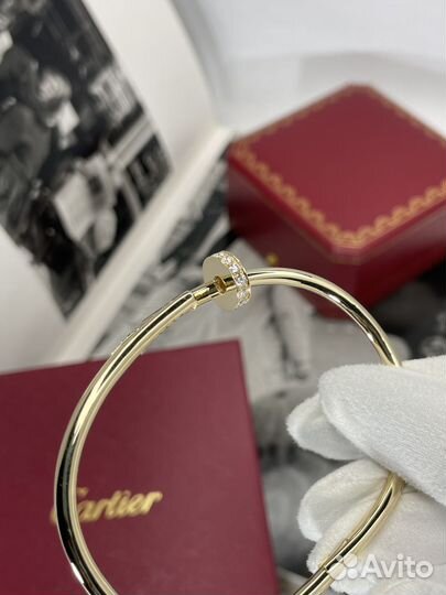 Браслет cartier гвоздь juste un clou бриллианты