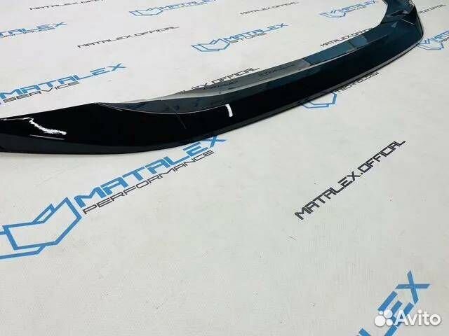 Сплиттер BMW G26, M Performance, черный глянец