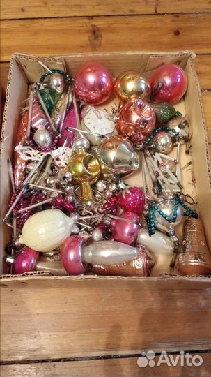 Старинные ёлочные игрушки