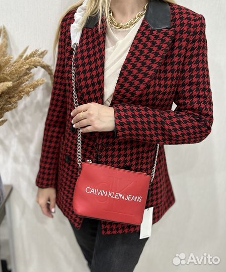Сумка calnin klein красная новая