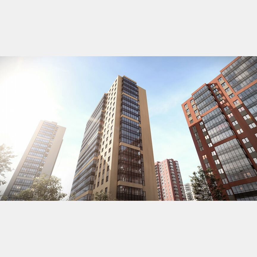 Квартира-студия, 24,9 м², 3/17 эт.