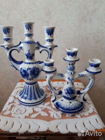 Посуда гжель новая