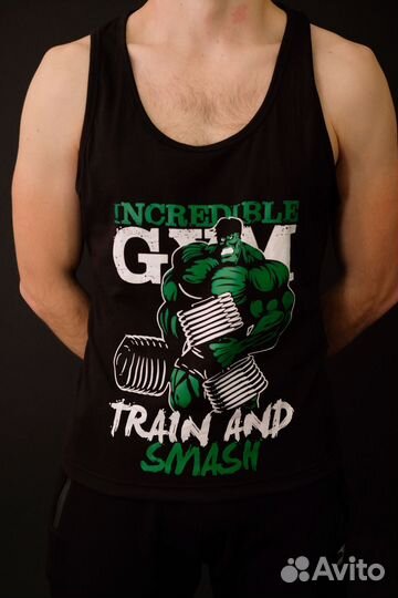 Майка GYM Train and Smash