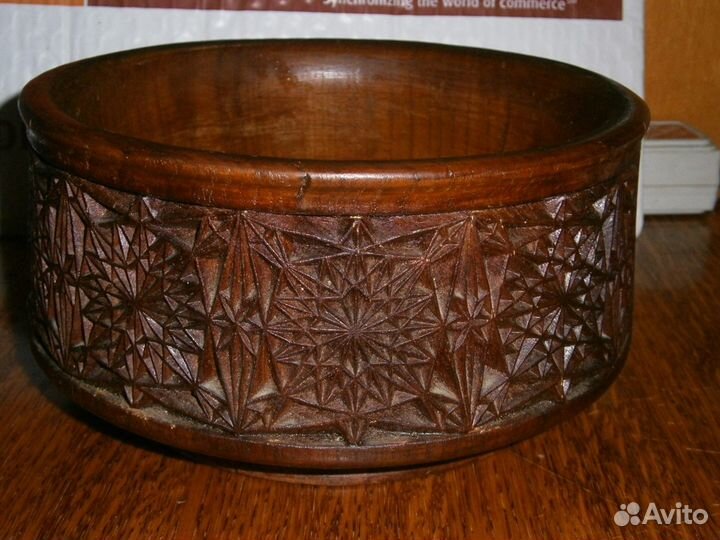 Ваза деревянная