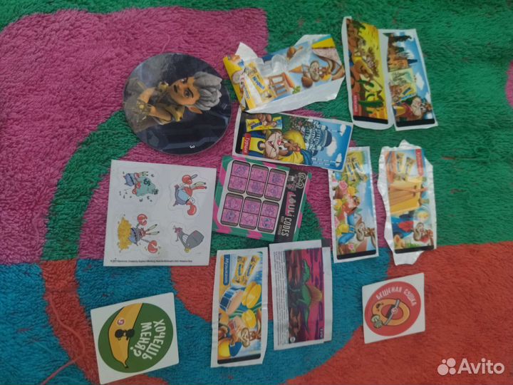 Наклейки, рисунки, татуировки