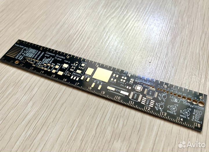 PCB линейка инженера - радиолюбителя