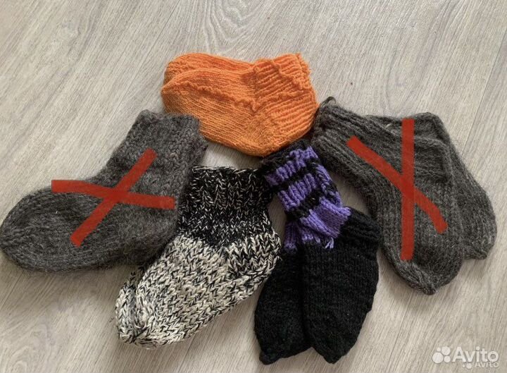 Вязанные носки