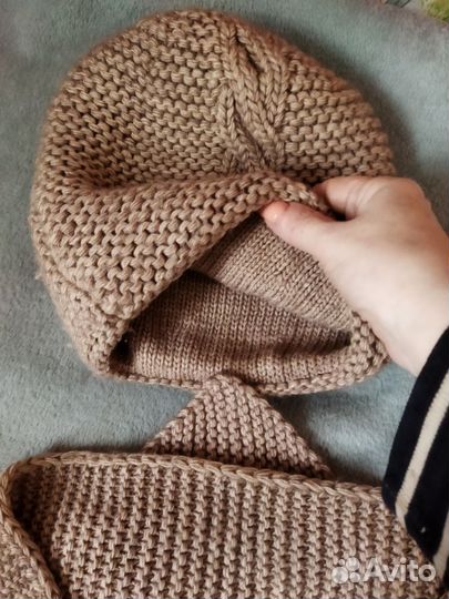 Комплект шапка и шарф