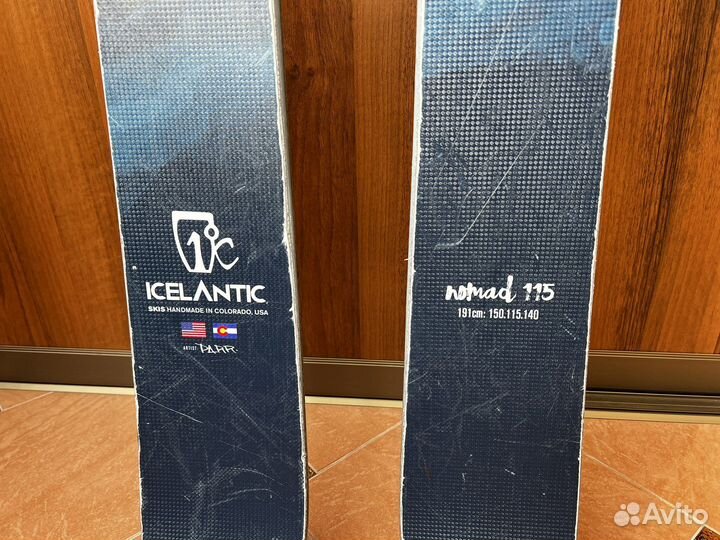 Горные лыжи Icelantic Nomad 115 + Look Pivot 18