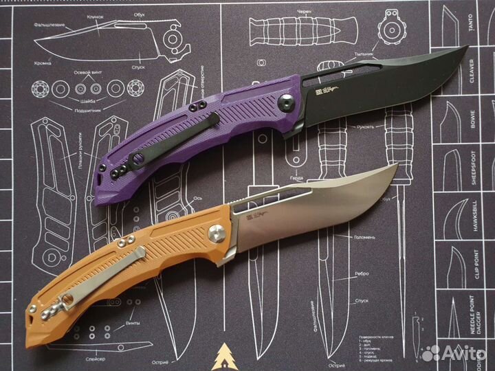 Складной нож Fat dragon & Nimo knives R7