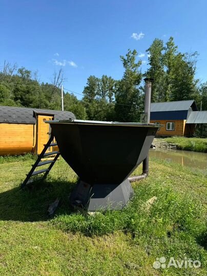 Чан из нержавейки 2200мм на 4-6 человека