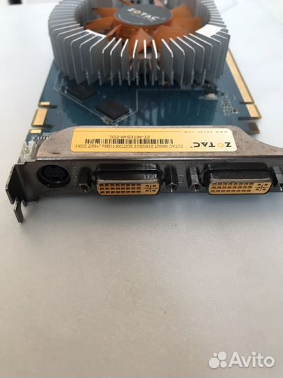 Видеокарта zotac 9600GT Synergy edition