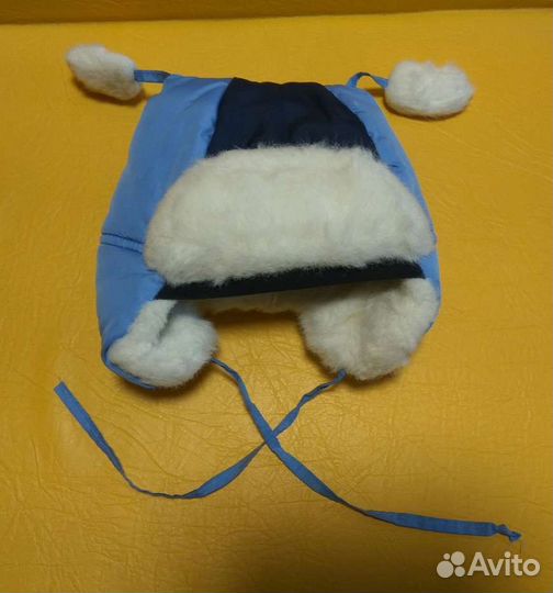 Тёплая зимняя шапка для малыша