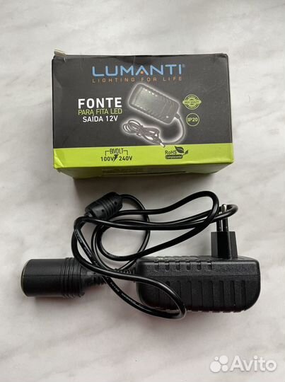 Адаптер сетевой с гнездом приобразователя 220/12V2