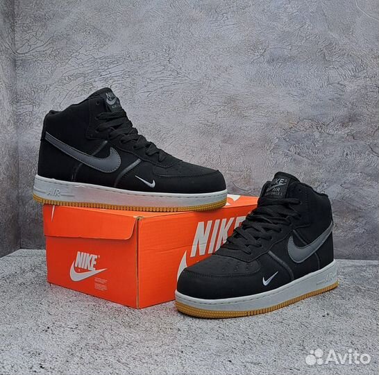 Кроссовки мужские зимние Nike air force 1