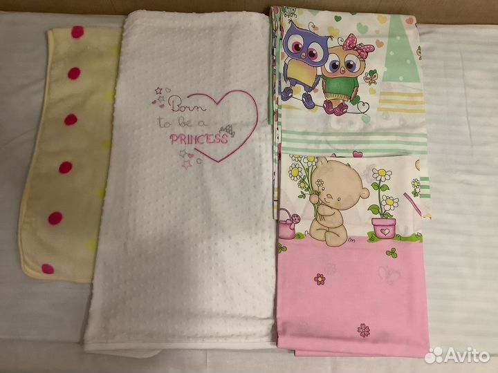 Одеяло, плед, комплект белья в кроватку