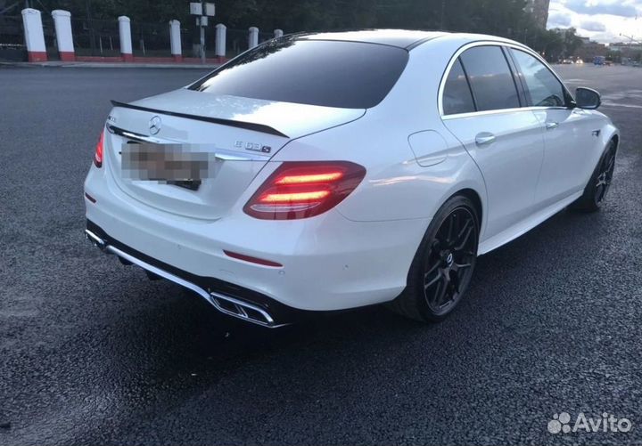 Спойлер mercedes e class w213 e63s в карбоне