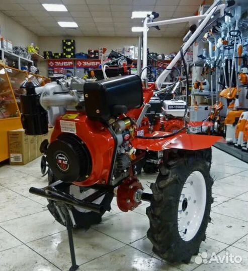 Мотоблок дизельный BR-135debpro(9л.с)колес.5,00*1