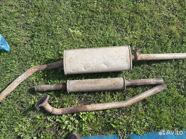 Глушитель на golf 2