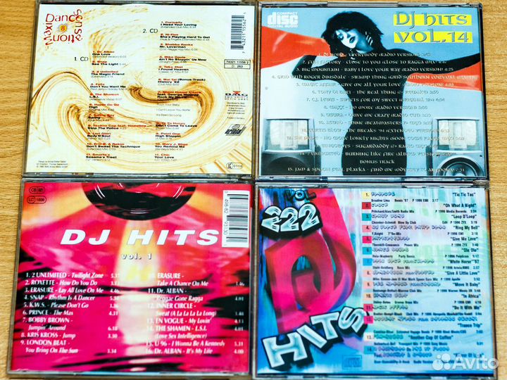 CD Диски Maxi Dance, DJ Hits - Сборники Техно