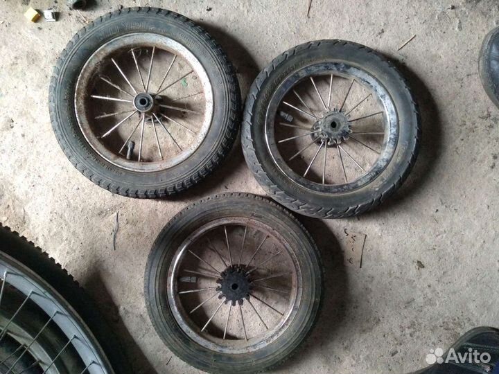 Колеса к детской коляске