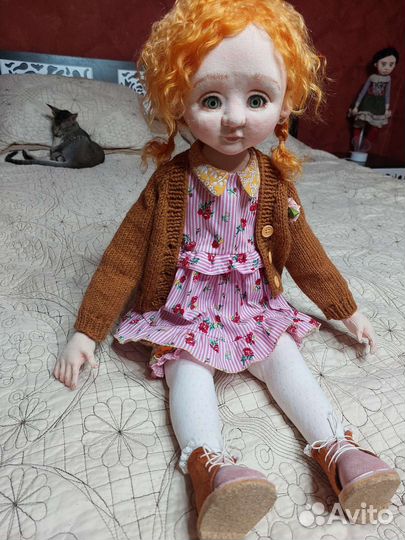 Текстильная интерьерная кукла