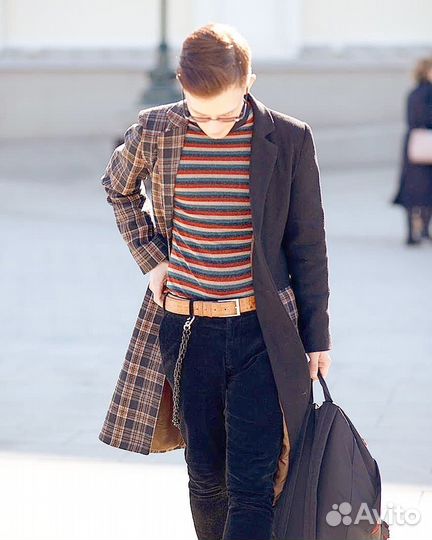 Осеннее пальто стильное мужское